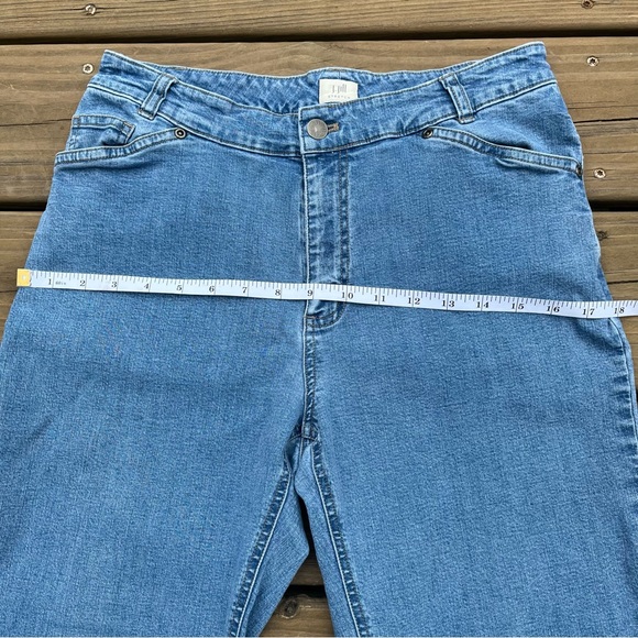 J. Jill Stretch Jeans Women 6 Petite Crop Blue Denim 28” Waist 23.5” Inseam - Picture 11 of 15